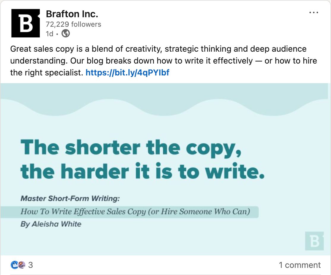 LinkedIn Post of the Week March 6