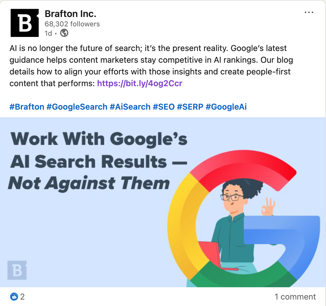 LinkedIn Post of the Week Nov 14